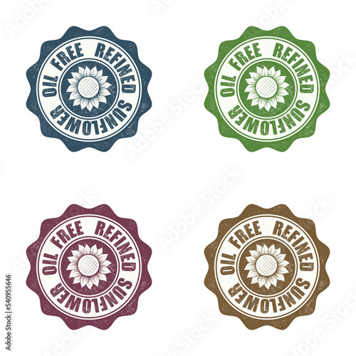 Sunflower oil free seals set