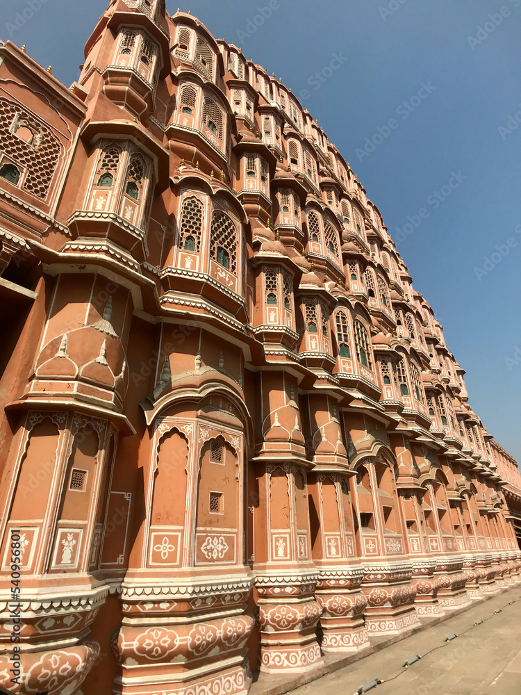 Jaipur, India, November 2019 - A large stone building