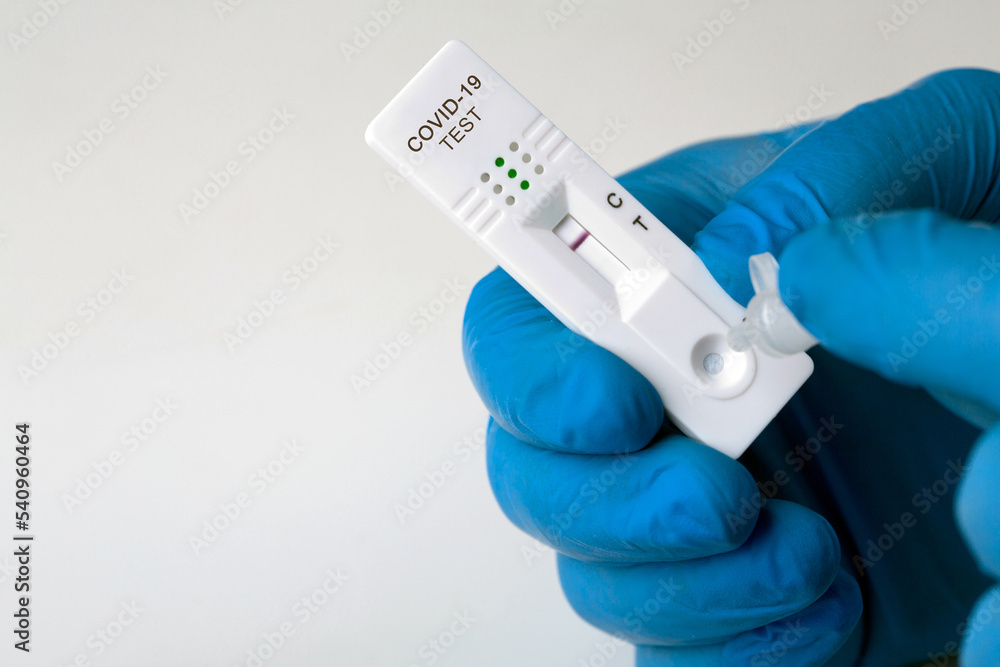 Negative test result by using rapid test device for COVID-19. Negative test result by using rapid test device for COVID-19.