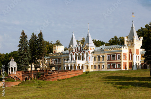 The estate of S. P. von Derviz in Kiritsy is an estate built by the architect Shekhtel. Kiritsa village. Ryazan Oblast. Russia photo