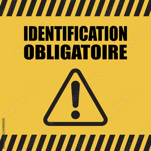Logo identification obligatoire.