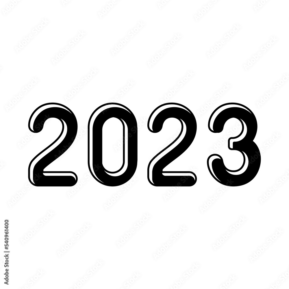 2023 Happy New Year icon symbol signs with transparent background PNG 2023 Happy New Year icon symbol signs with transparent background PNG