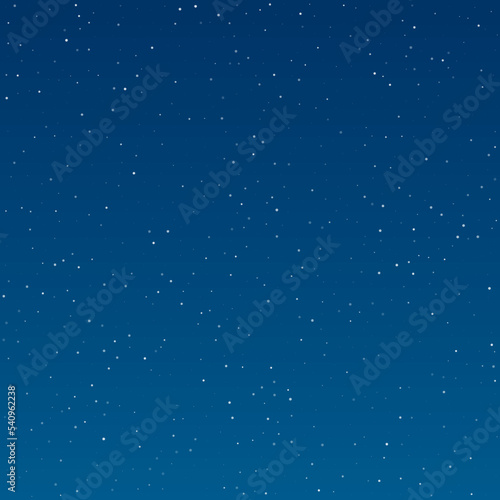 Winter snowed night sky background