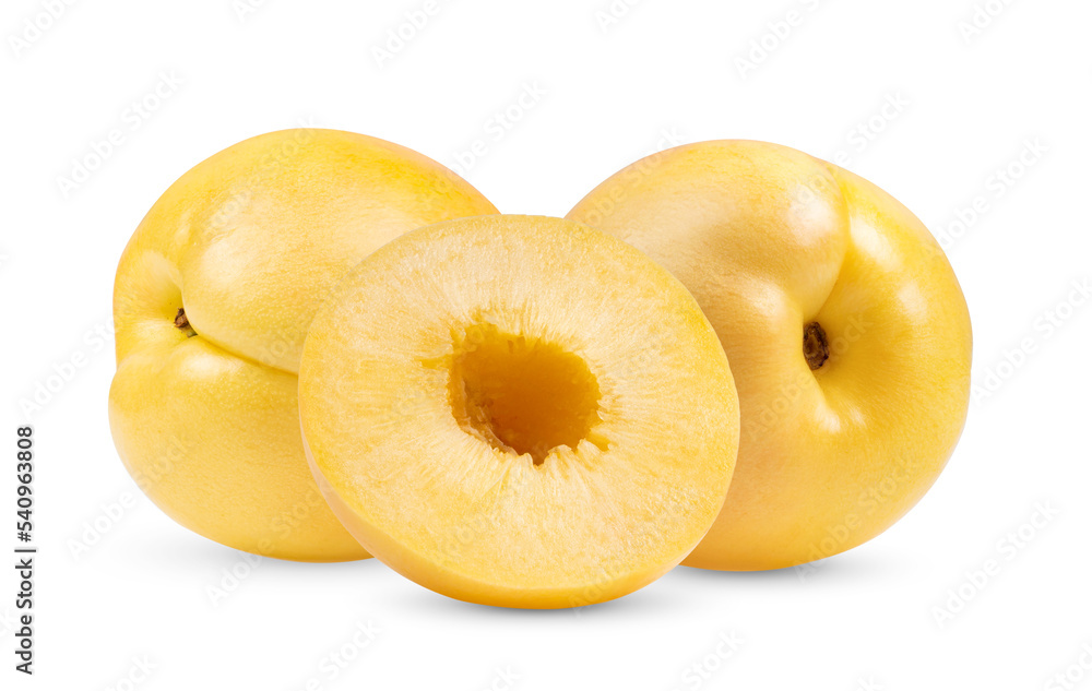 yellow nectarine fruit on transparent png yellow nectarine fruit on transparent png