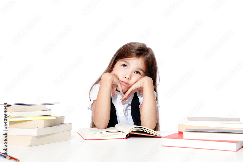 Frustrated and unhappy teen girl at school. Frustrated and unhappy teen girl at school.
