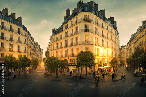 Sunrise in Paris