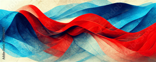 Red, blue and white background