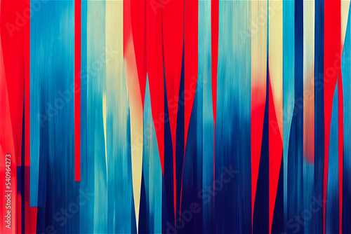 Red, blue and white background
