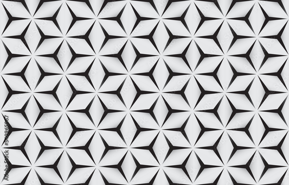 Fototapeta premium Geometric ethnic pattern oriental design on dark midnight navy background. Traditional geometry abstract with pink, white, yellow, green color for wallpaper handcraft, carpet, clothing, fabric design.