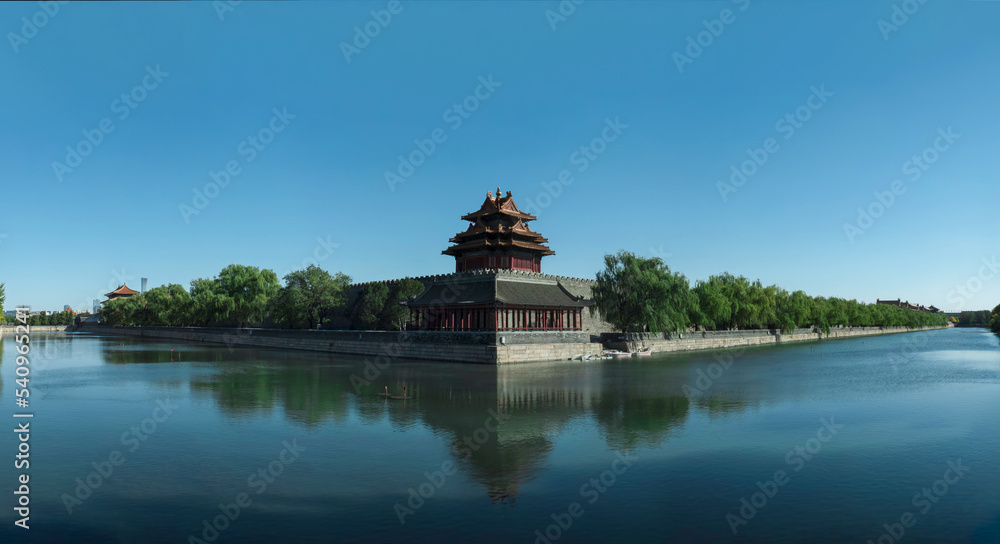 Forbidden City Panorama View, Beijing Forbidden City Panorama View, Beijing