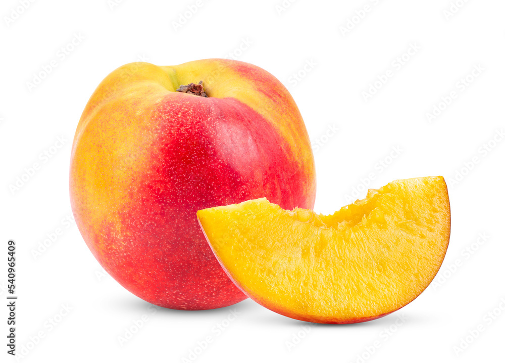 Nectarine fruit isolated on transparent png Nectarine fruit isolated on transparent png