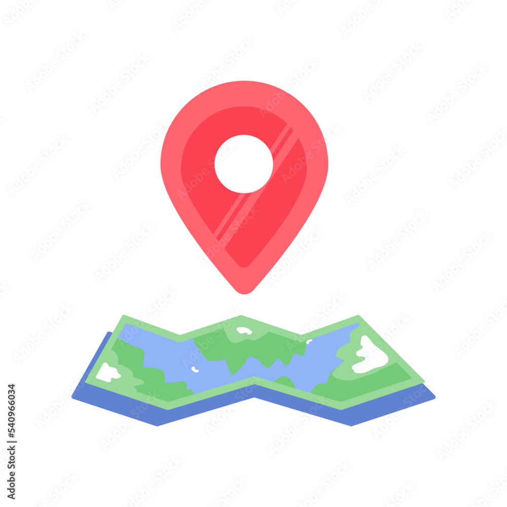 Vector map with location Location Pin world map lovely place Vector map with location Location Pin world map lovely place