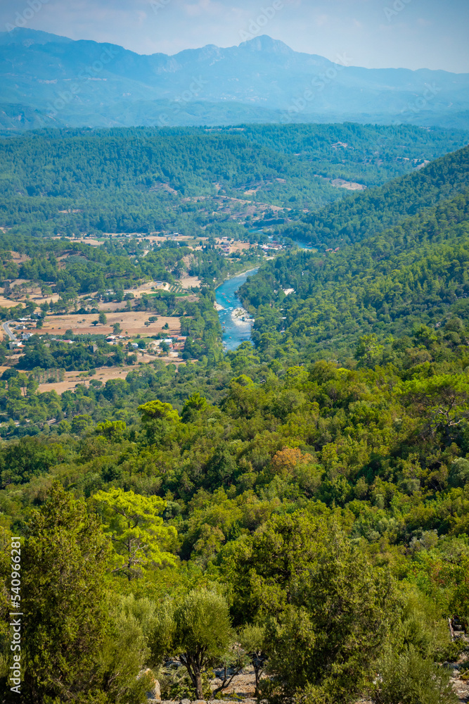 Fototapeta premium Koprulu Canyon National Park in Manavgat of Antalya. 