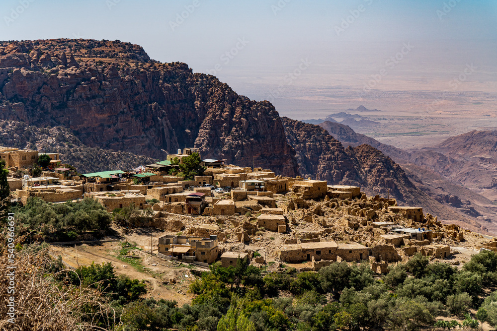 Dana village in Jordan - obrazy, fototapety, plakaty 