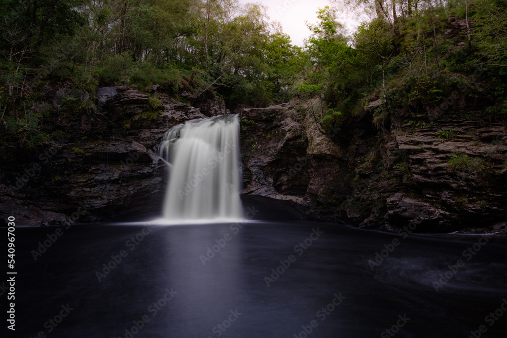 waterfall in the forest waterfall in the forest