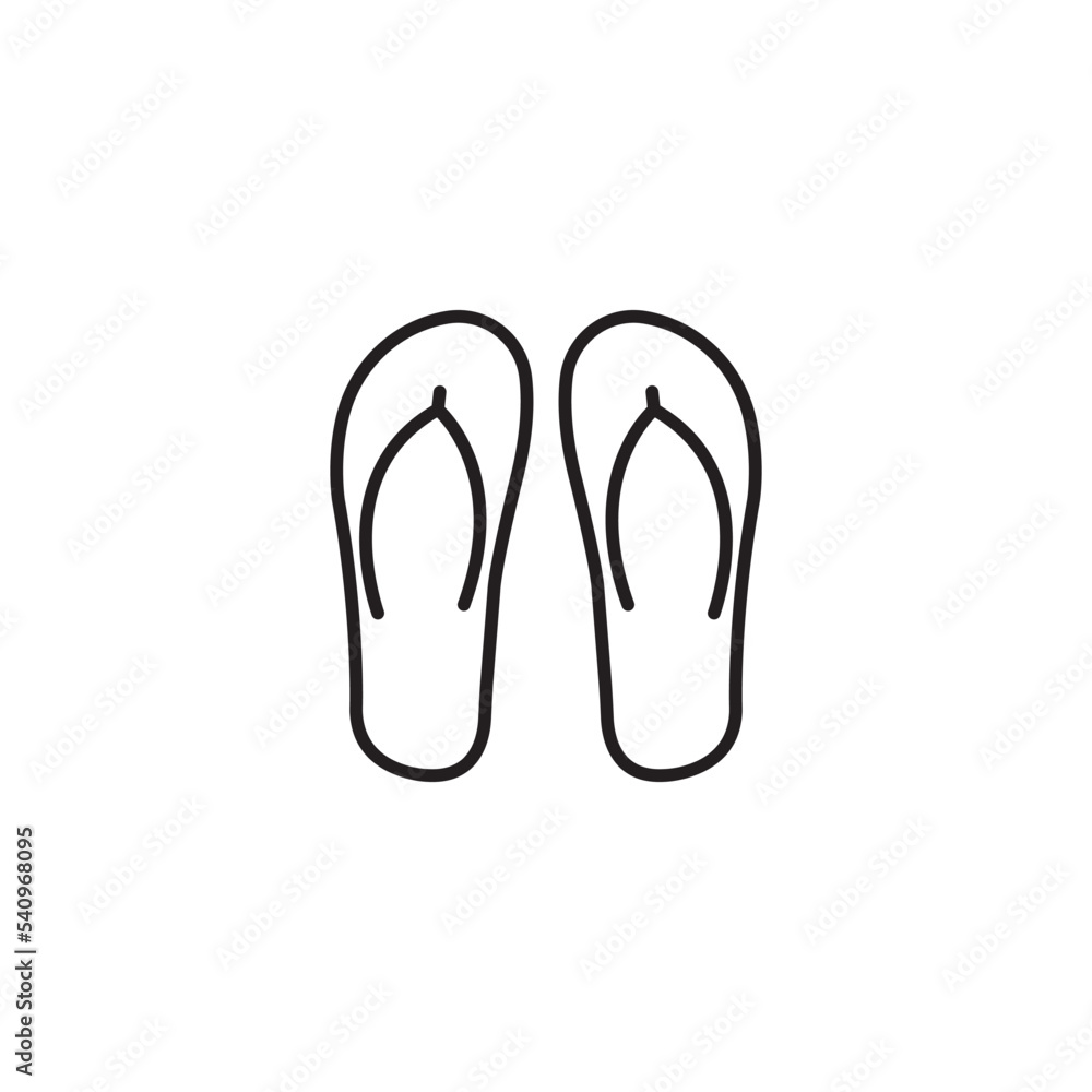 flip flops icon flip flops icon