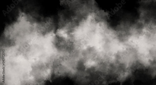 Fog or smoke isolated special effect. White cloudiness  mist or smog background.