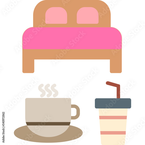 Bed And Breakfast Icon