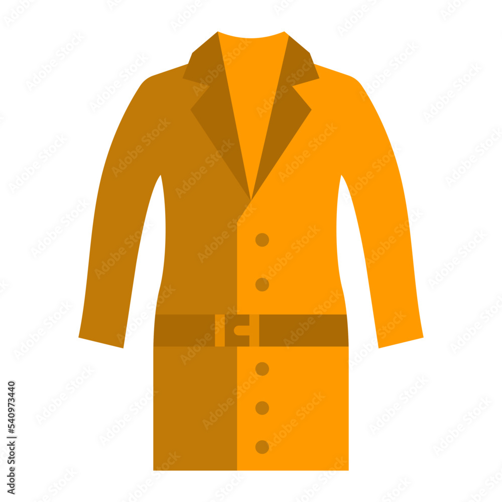 Long Coat Flat Icon