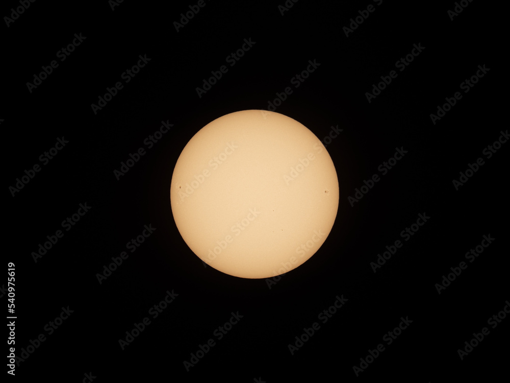 Partial solar eclipse sequence close up- Israel Partial solar eclipse sequence close up- Israel