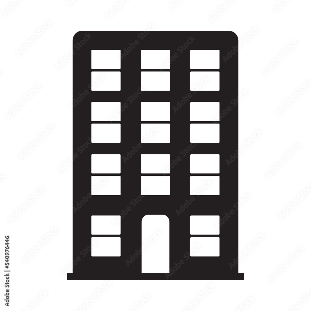 Glyph Building Icon 2