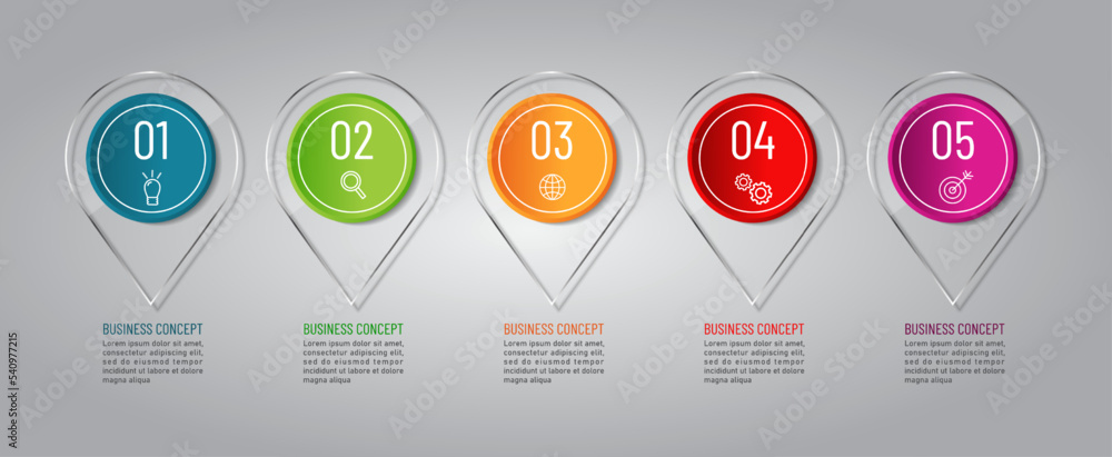 5 steps business infographic 3 d,
pin style, Glass design, can be used for workflow layout, diagram, annual report, web design.Creative banner, label vector, Banner design, pin map. 5 steps business infographic 3 d,
pin style, Glass design, can be used for workflow layout, diagram, annual report, web design.Creative banner, label vector, Banner design, pin map.