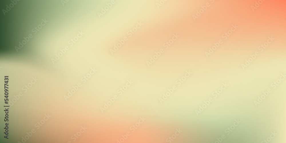 Fresh juicy summer green gradient. Complex gradient of different colors, horizontal image. Vector gradient suitable for the Internet and printing.