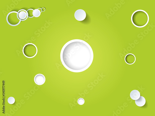 Modern Background With Geometric Shapes Vector Illustration. 3D Shapes