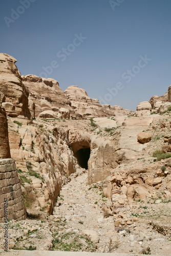 Petra  Jordan  November 2019 - A close up of a rock