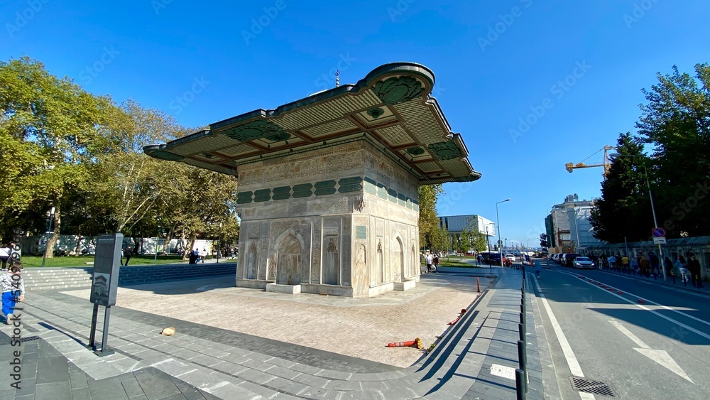 Tophane Fountain or Mahmud I Fountain is the fountain located in Tophane Square in Istanbul.It was built by the Ottoman Sultan Mahmud I in 1732. 