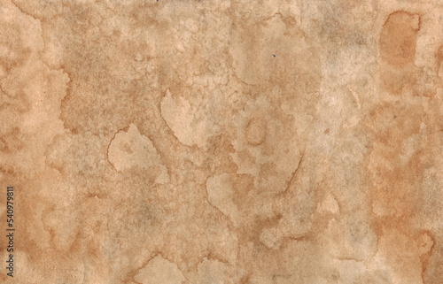 Abstract, watercolor background. Coffee, brown colors.