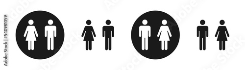Toilet icons. Vector Illustration. Logo.
