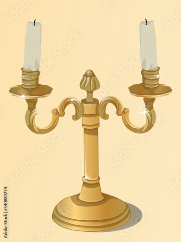 candlestick with candle