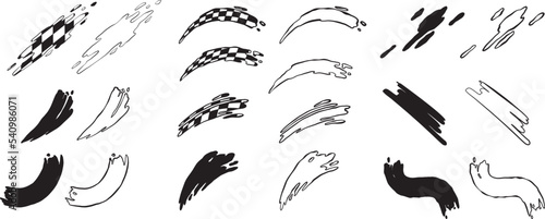 Race Flag Symbol Icon Vector Illustration. Checkered flag icon