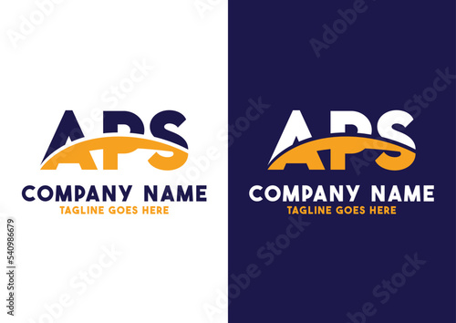 Letter APS logo design vector template, APS logo
