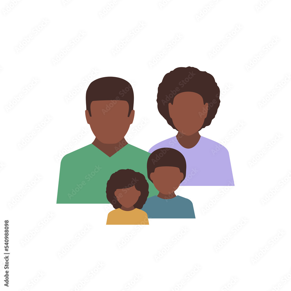 Family Minimalistic Character Avatar Symbol Family Minimalistic Character Avatar Symbol