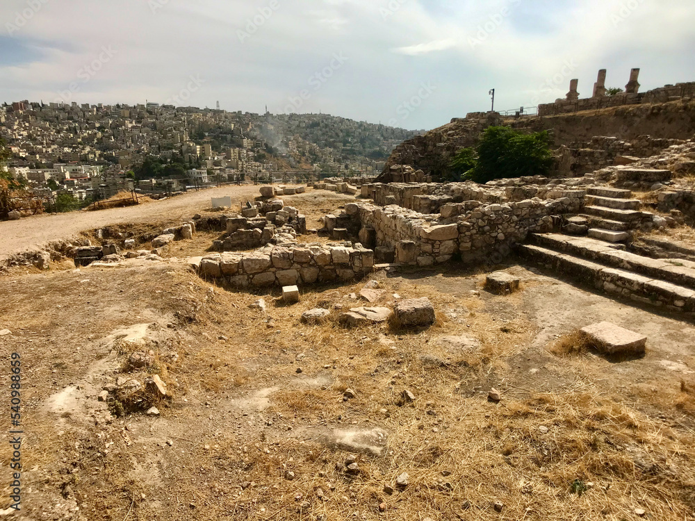 Amman, Jordan, November 2019 - A pile of dirt