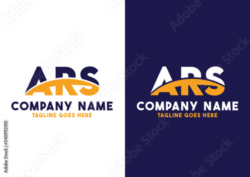 Letter ARS logo design vector template, ARS logo photo