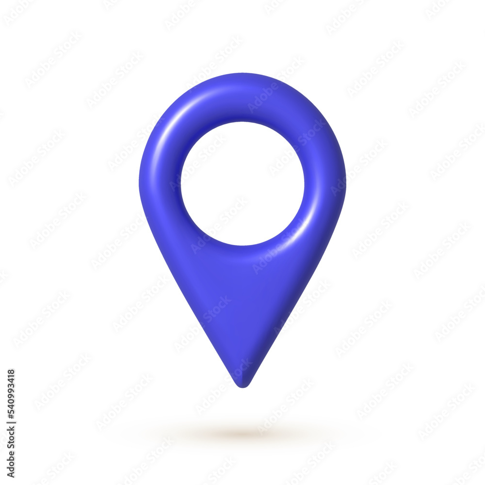 Purple 3d map geo pin icon. Web location pointer. 3d realistic vector design element. Purple 3d map geo pin icon. Web location pointer. 3d realistic vector design element.