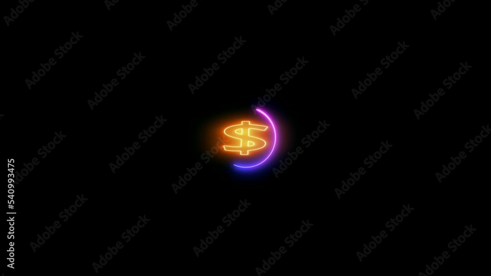 magenta and blue color circle dollar symbol magenta and blue color circle dollar symbol