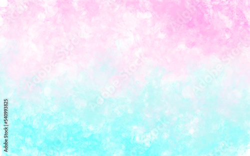 Pastel blue and pink abstract beautiful and colorful background gradients made using the texture of watercolor spots