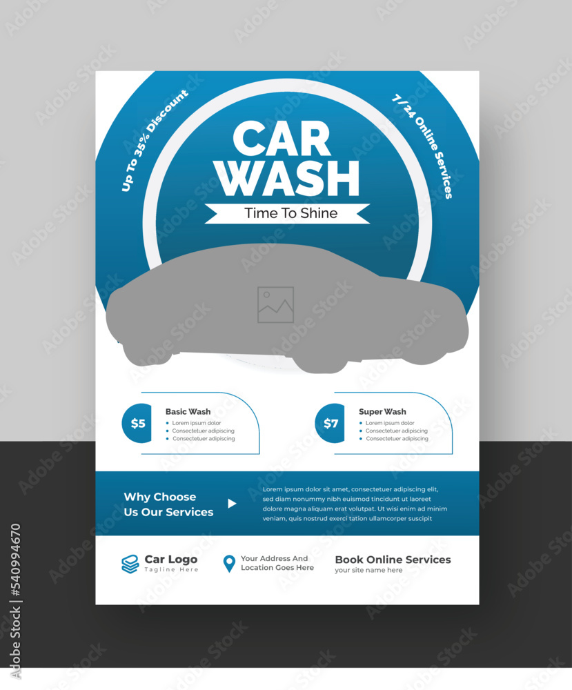 Car Wash Flyer Templates, Car sale flyers, Auto Detailing Flyers, Car