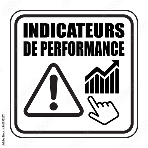 Logo indicateurs de performance.