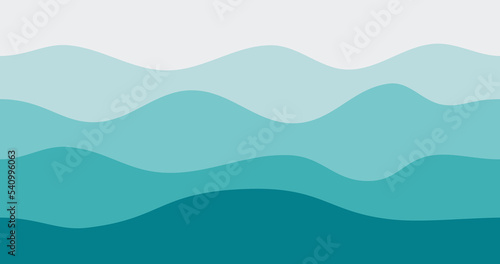 blue color palette wave gradient background