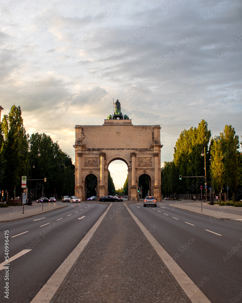 City gate in Munich, Germany