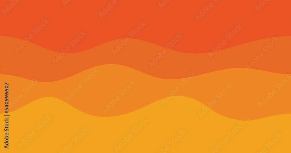 red yellow color palette wave gradient background Stock Illustration ...