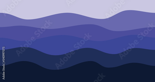 blue gradient abstract wave fluid background