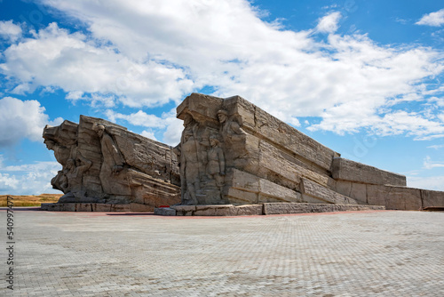 Monument to defenders  soldiers of quarry.World War.