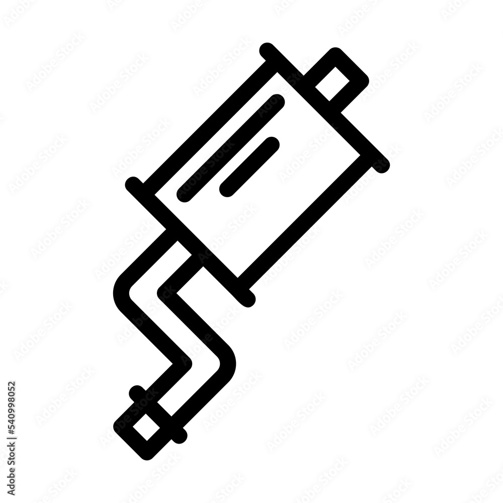 exhaust line icon illustration vector graphic exhaust line icon illustration vector graphic