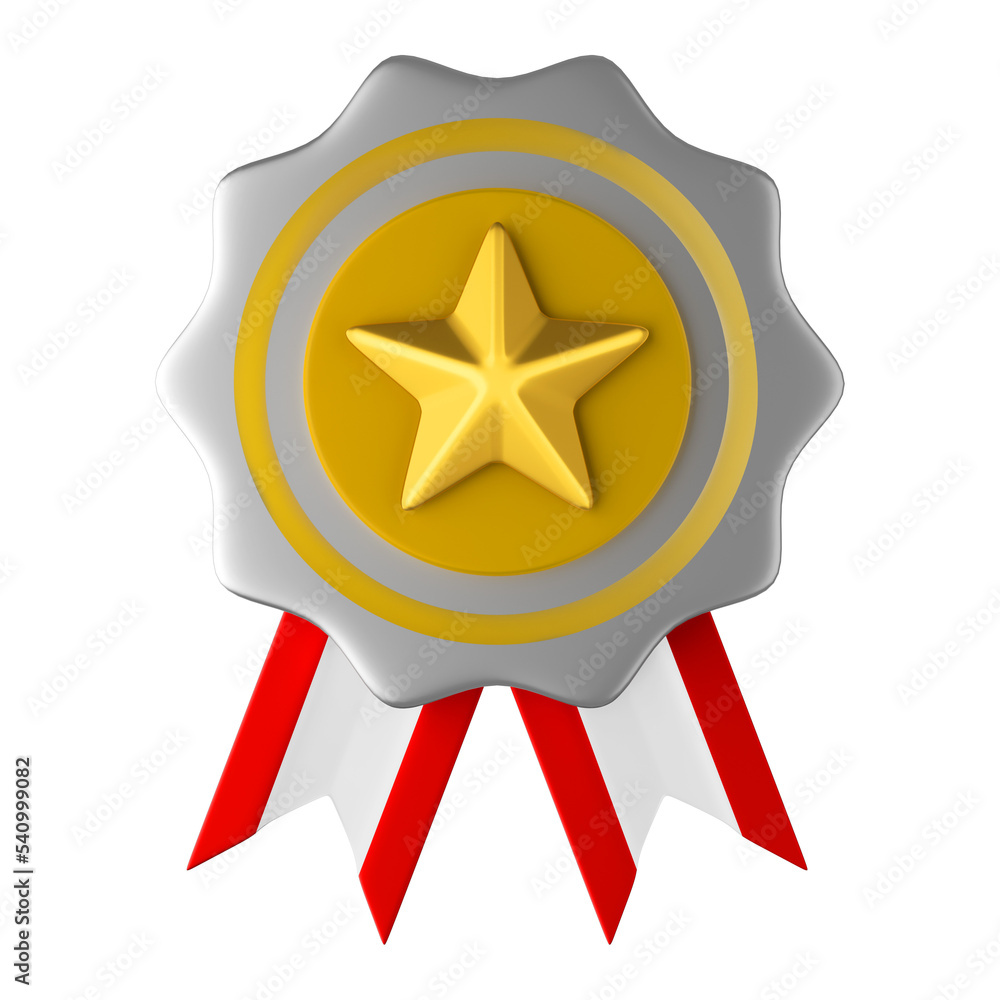 Medal Star Awards 3D